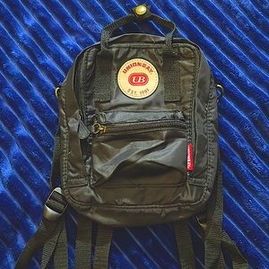 Small black Union Bay backpack/ cross shoulder bag